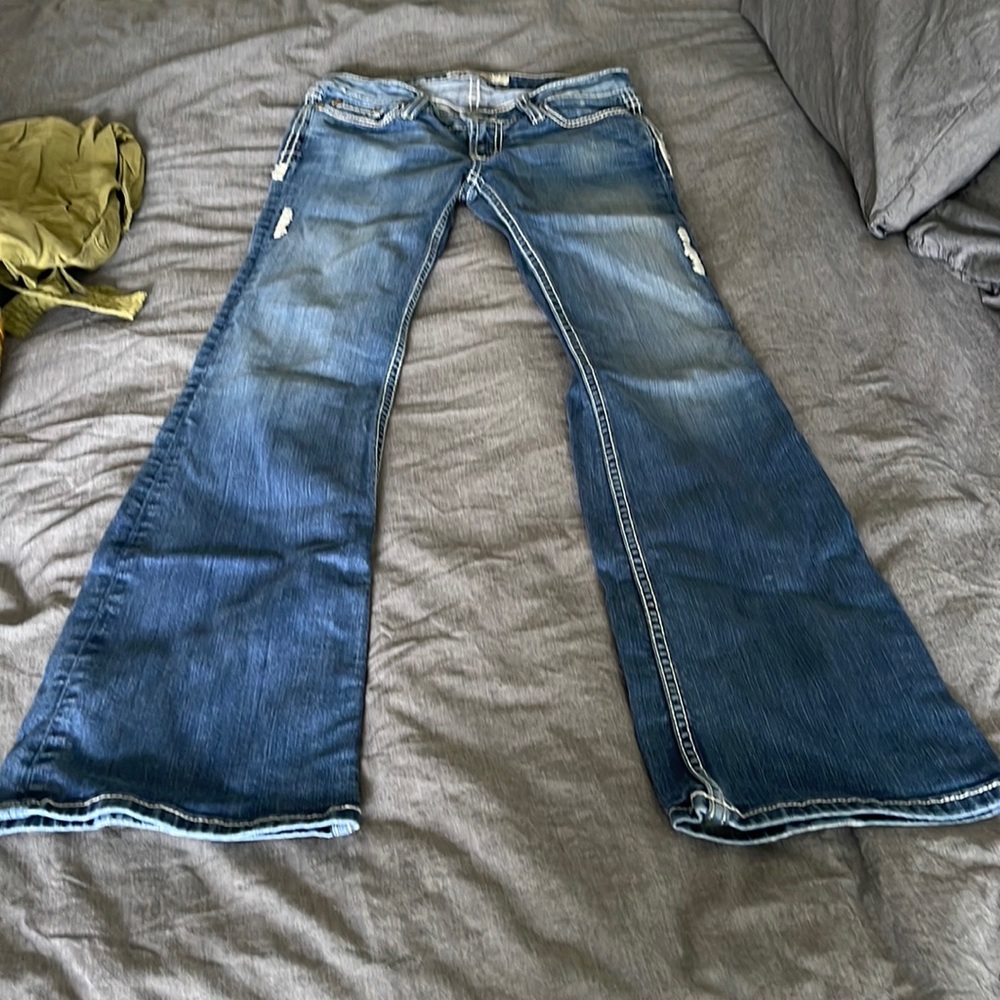 BKE low rise flare jeans